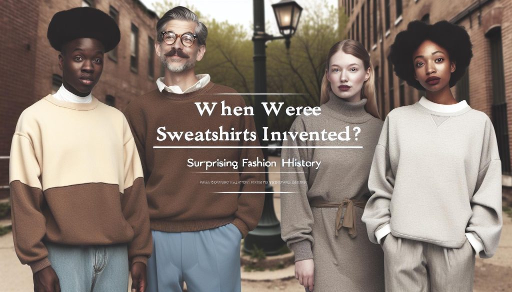 When Were Sweatshirts Invented: Surprising Fashion History