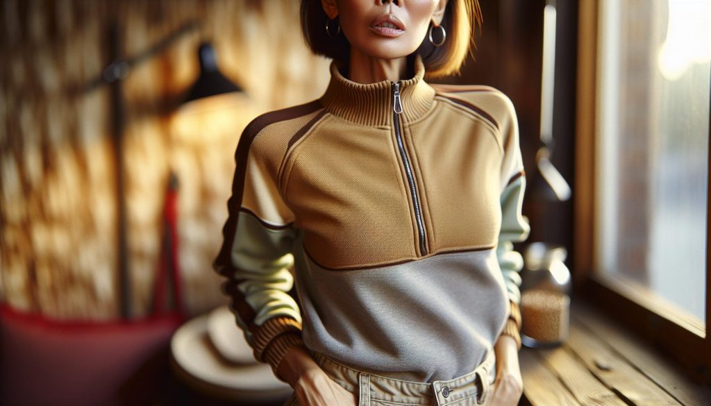 A Presse Vintage Half Zip Sweatshirt: Retro Style Breakdown