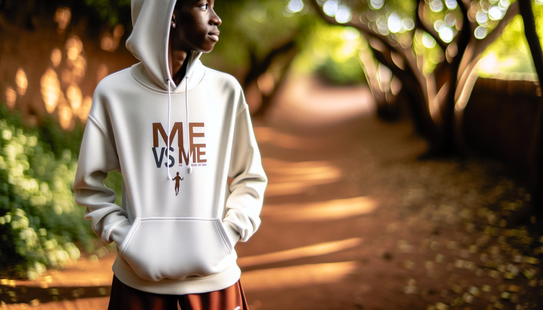 Vsme Rapper Me Vs Me Hoodie: Self-Motivation Merch That Actually Works ...