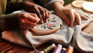 How to Embroider a Sweatshirt by Hand: Craft Tutorial