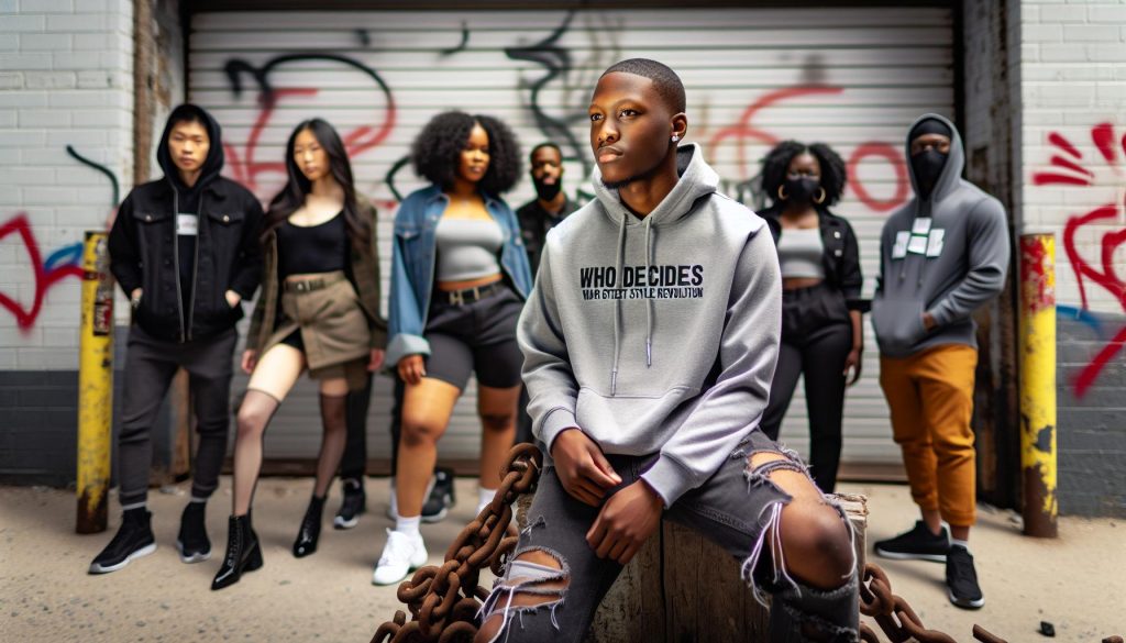 Who Decides War Grey Hoodie: Street Style Revolution