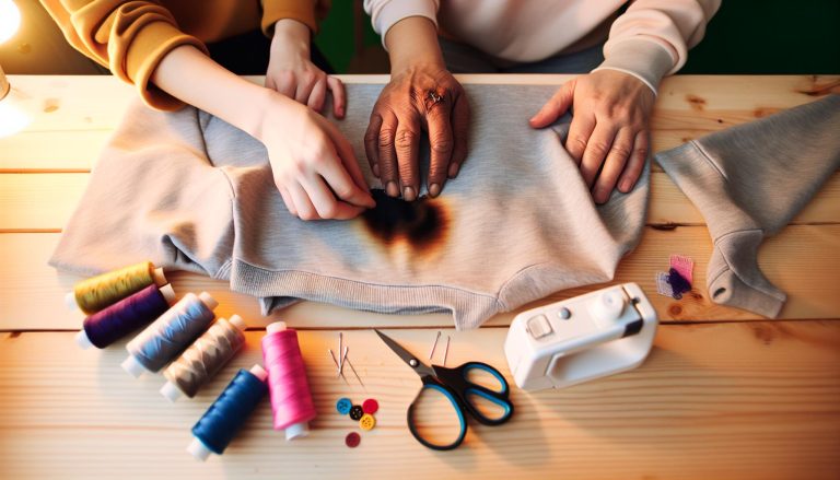 How To Fix A Burn Hole In A Sweatshirt: Repair Methods » CoolestHoodies.com