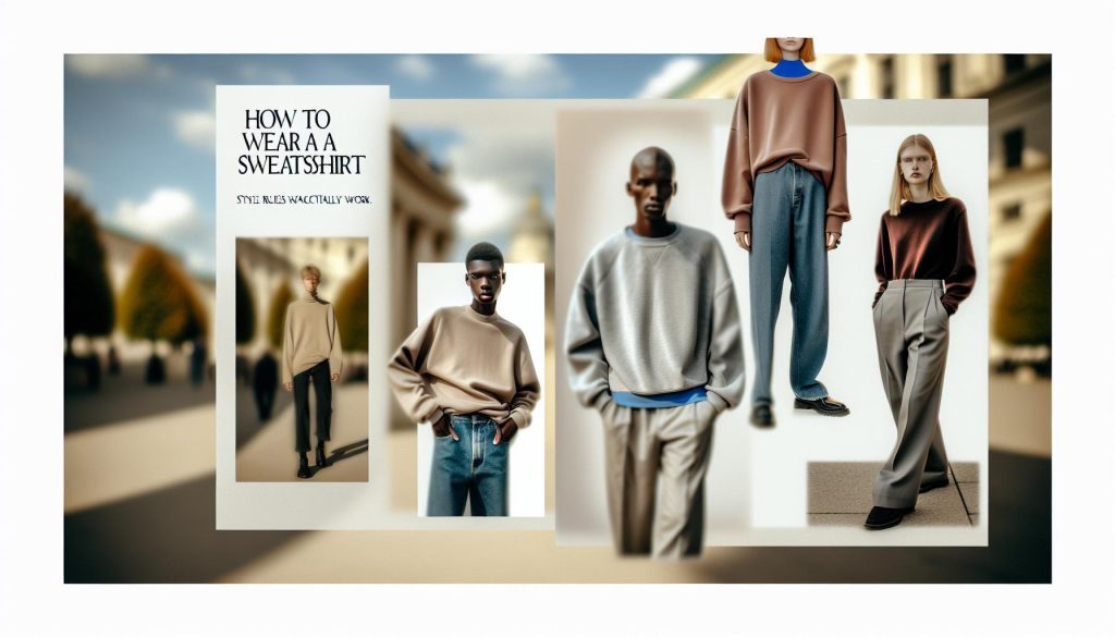 How to Wear a Sweatshirt: Style Rules That Actually Work