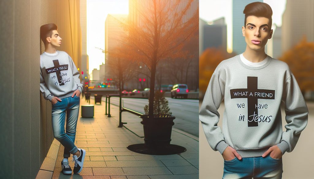 What a Friend We Have in Jesus Sweatshirt: Faith Meets Fashion