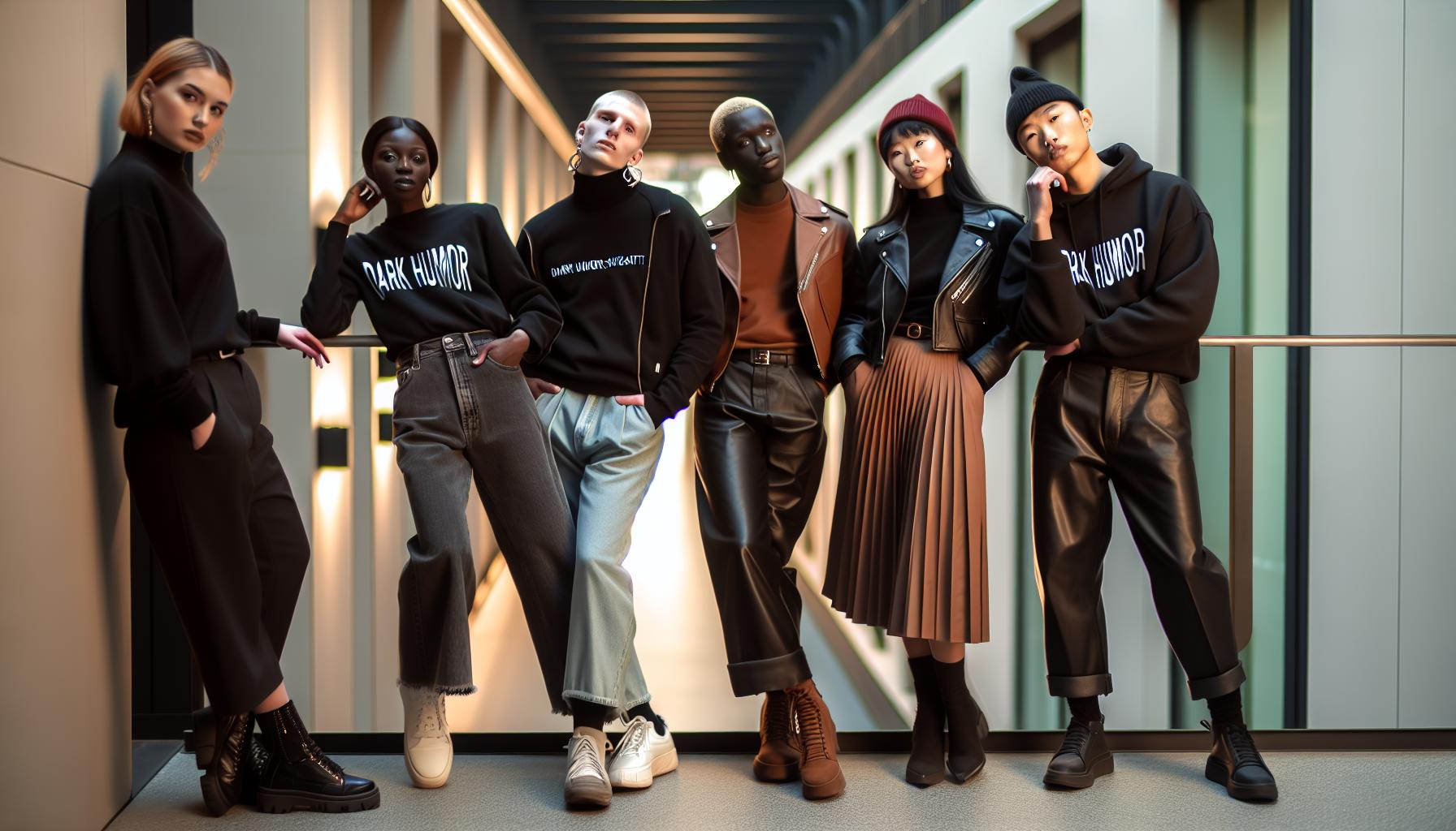 Styling Your Dark Humor Sweatshirt