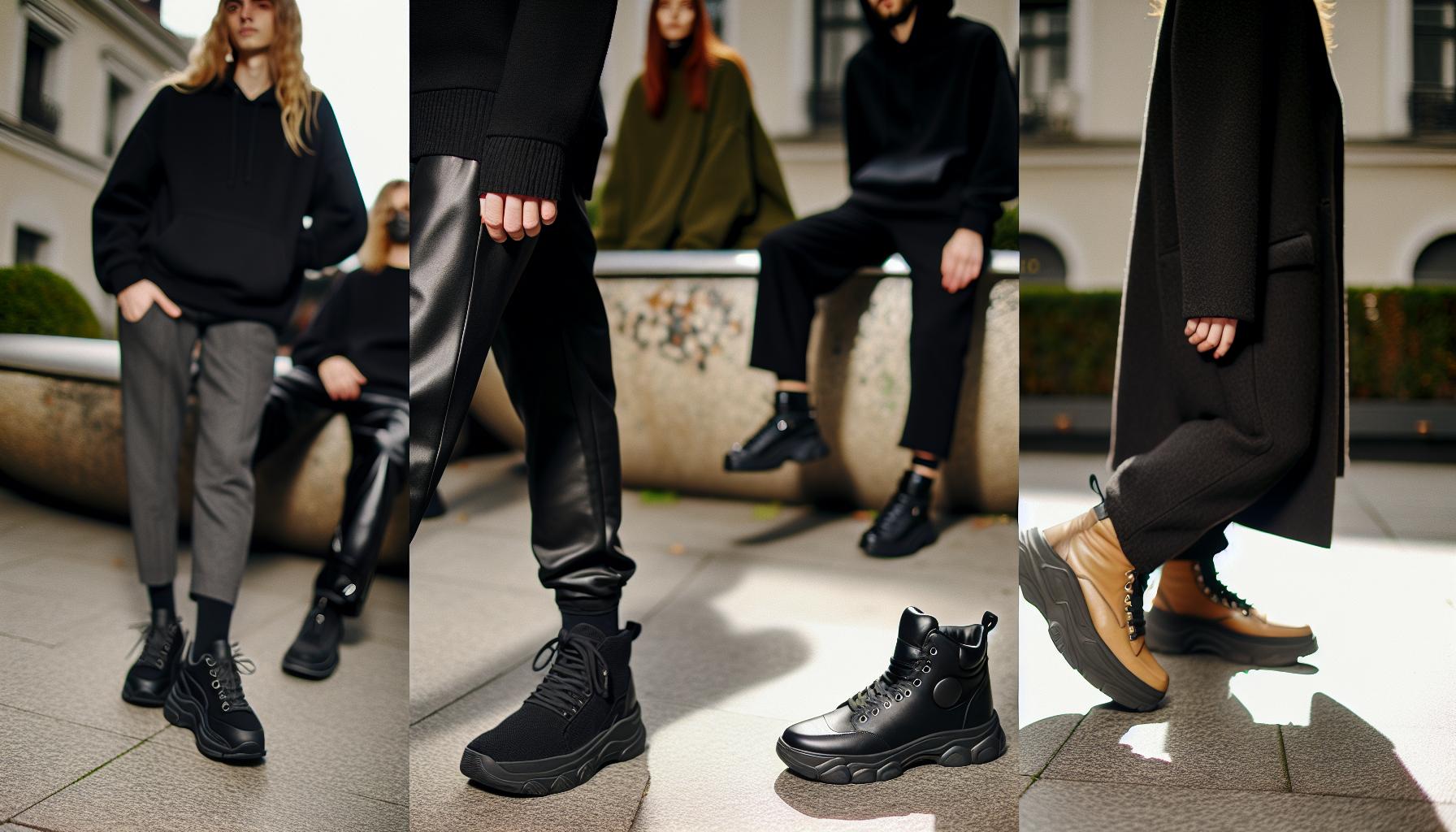 Footwear Choices that Complement Black Hoodies