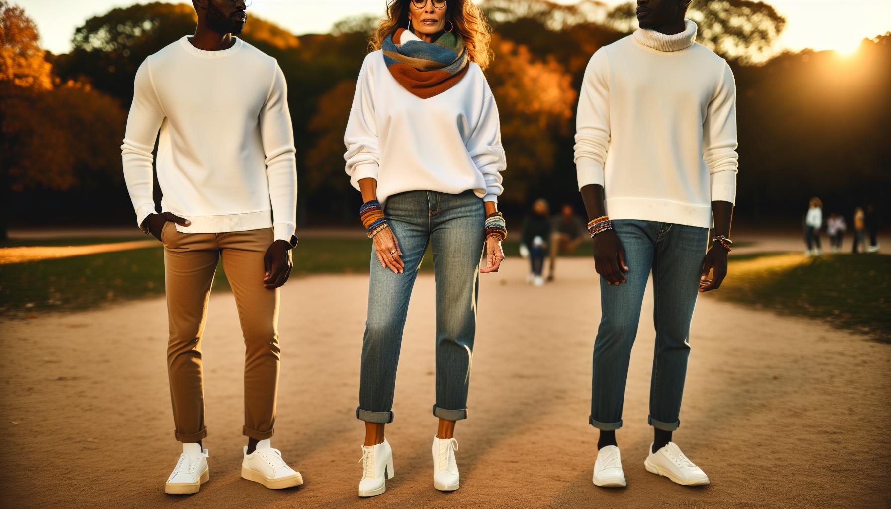 The Versatile Appeal of a White Sweatshirt