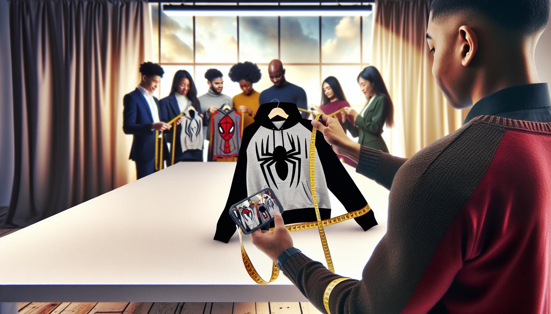 Understanding Spider Hoodie Size Charts