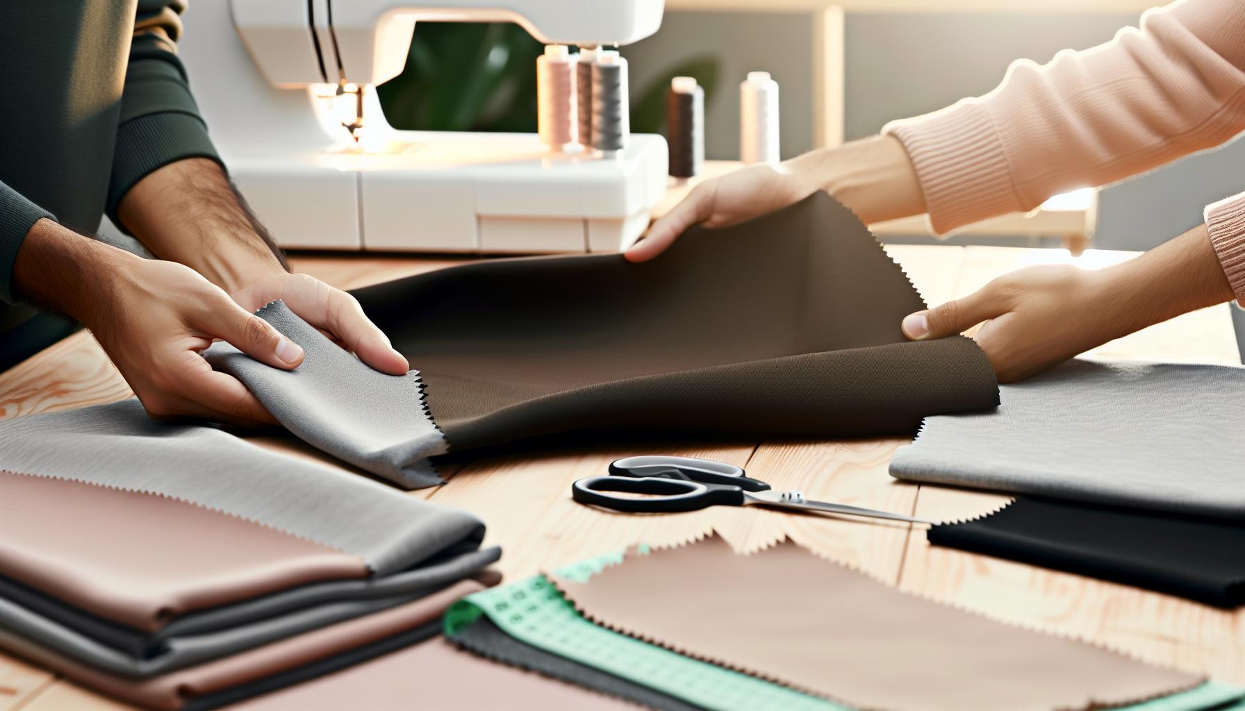 How to Make a Sweatshirt Bigger: Size Solutions That Work 4 Choosing the Right Fabric for Stretching Your Sweatshirt