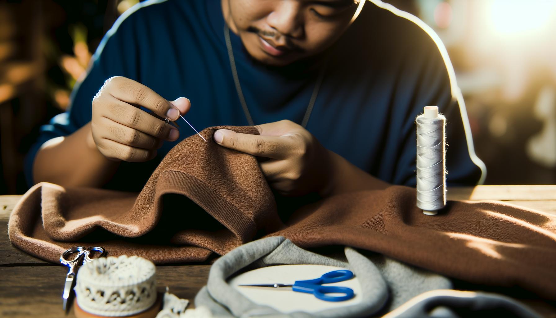 Repairing Holes or Damage in Hoodie Sleeves