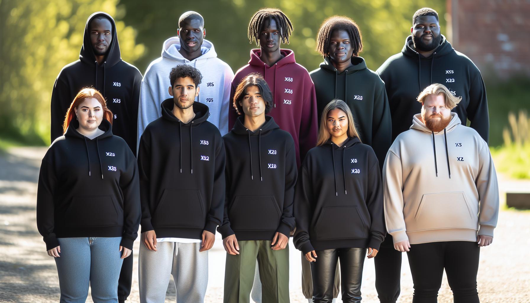 The Ultimate Essential Hoodie Sizing Chart
