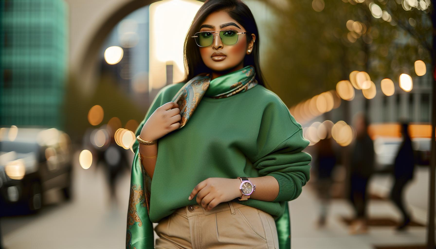 How to Style a Green Sweatshirt: Color Coordination Tips 3 Accessorizing Your Green Sweatshirt for Maximum Impact