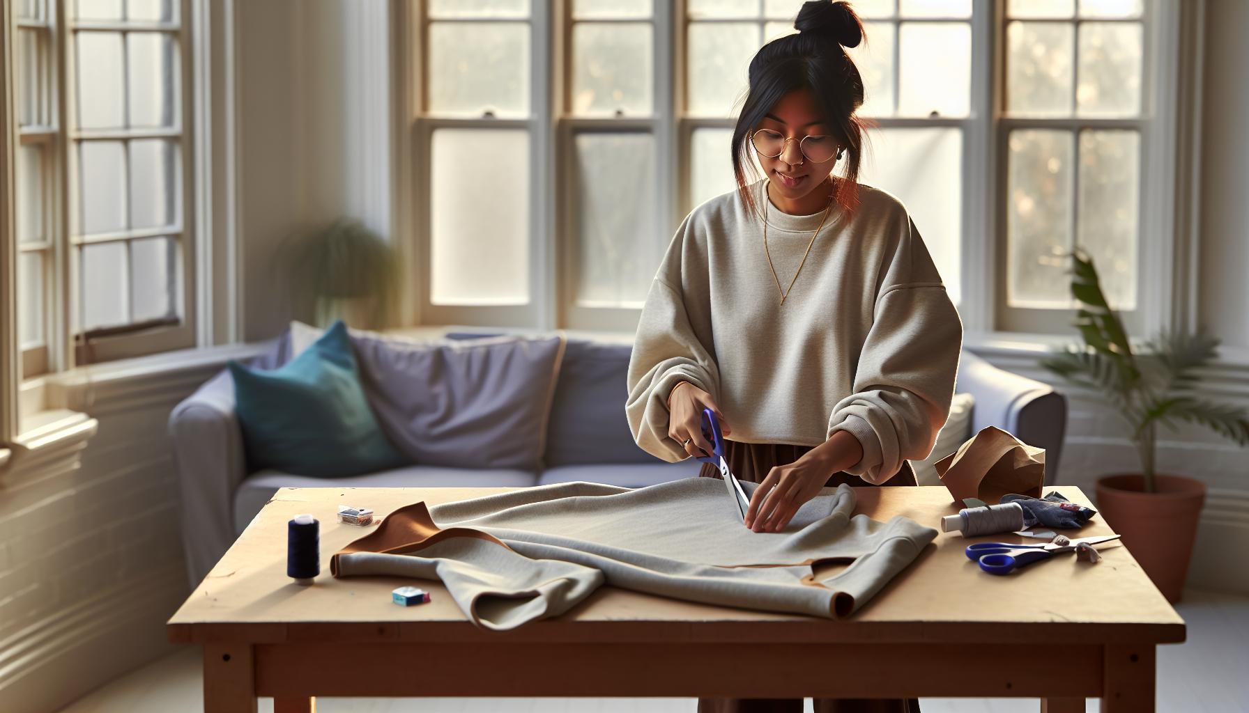 Step-by-Step Guide: Transform Your Sweatshirt