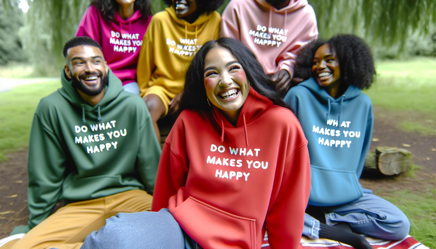 Do What Makes You Happy Hoodie: Positivity Fashion