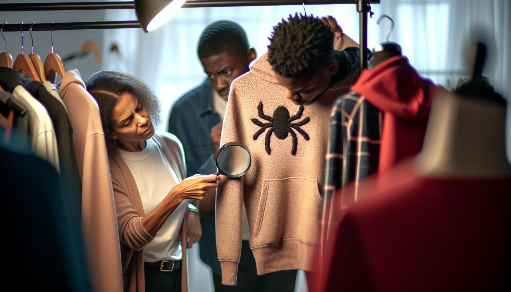 Common Signs of Fake Spider Hoodies