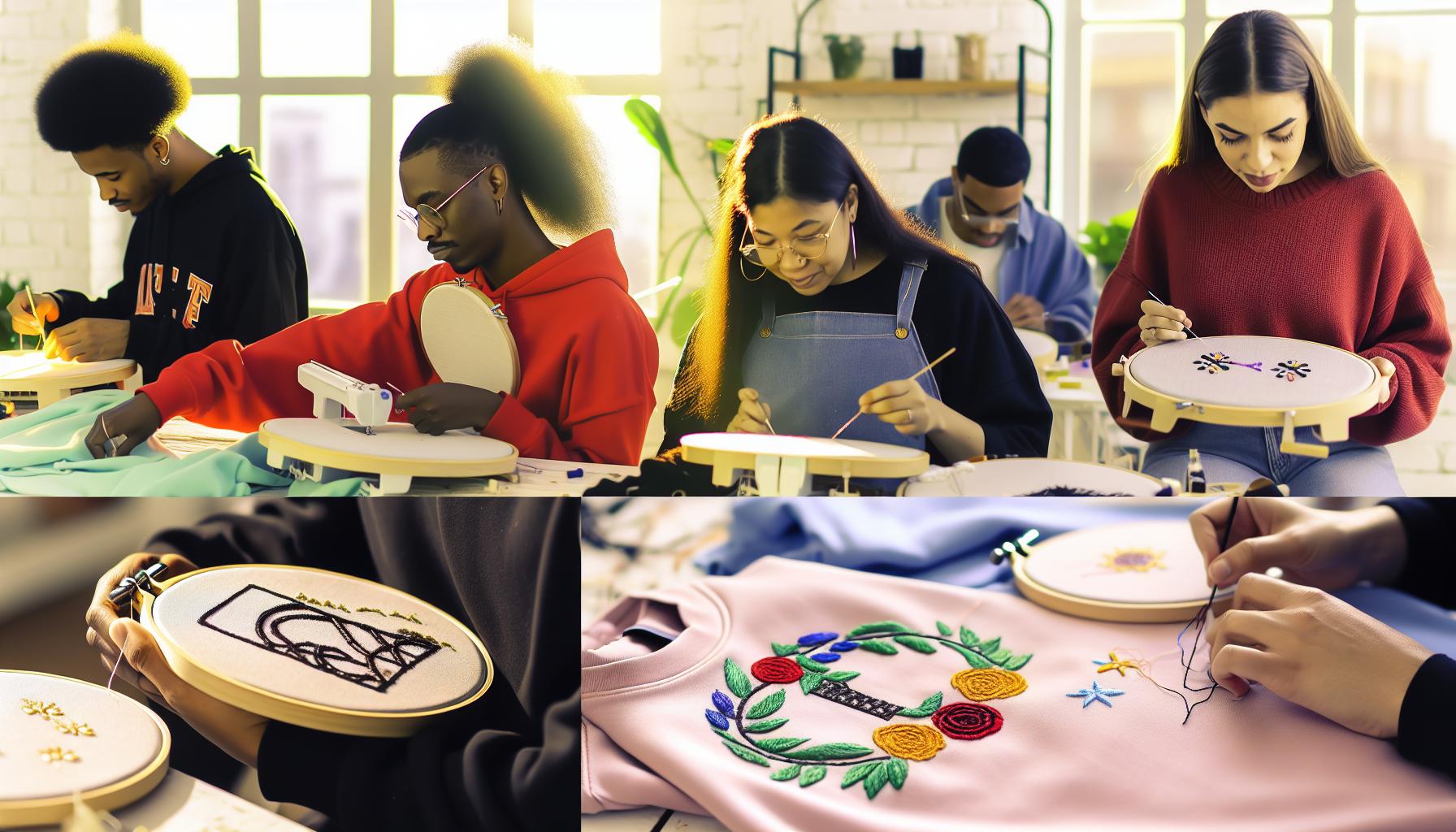 Embroidering Your Unique Style on Sweatshirts