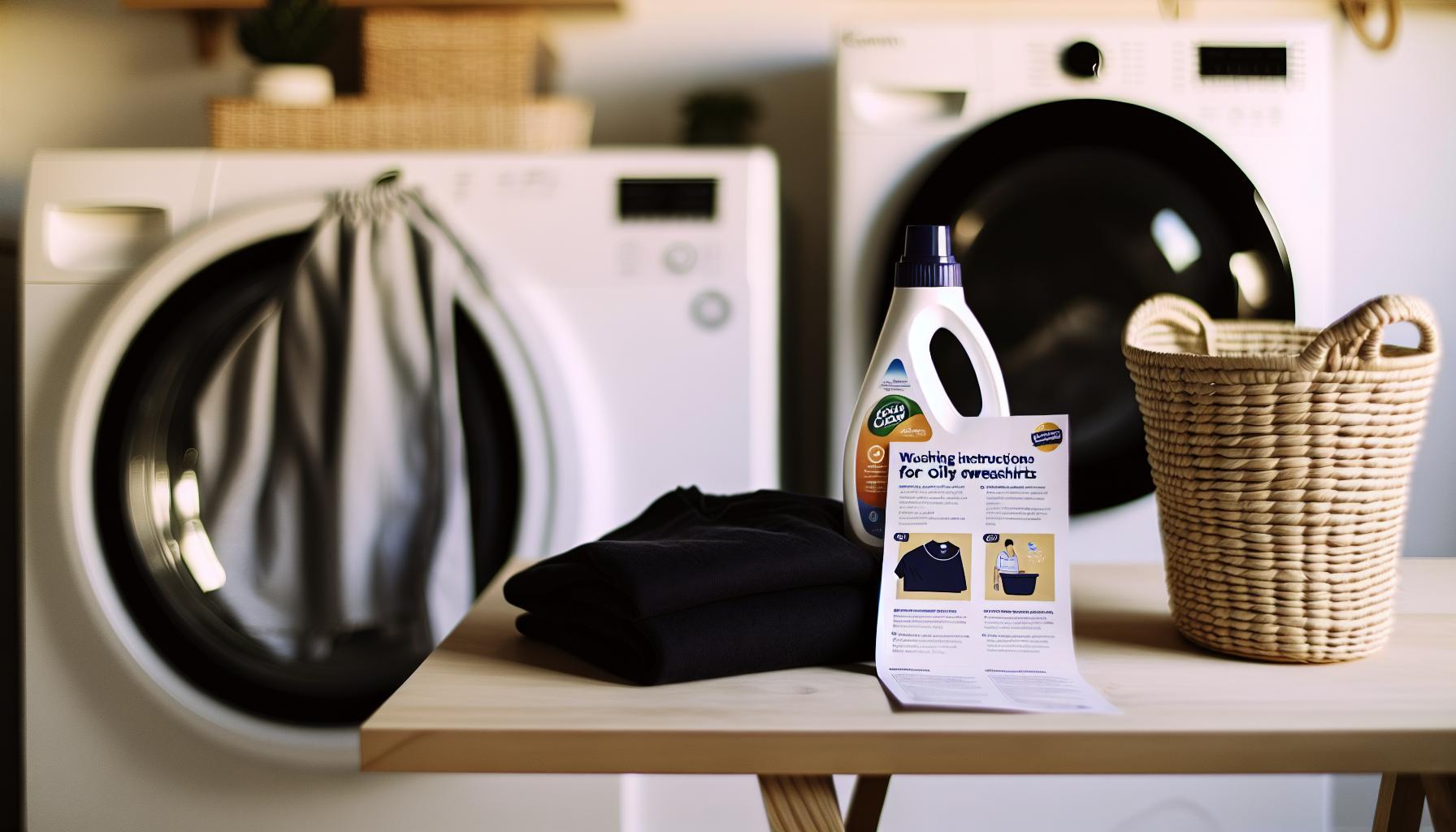 Washing Instructions for Oily Sweatshirts