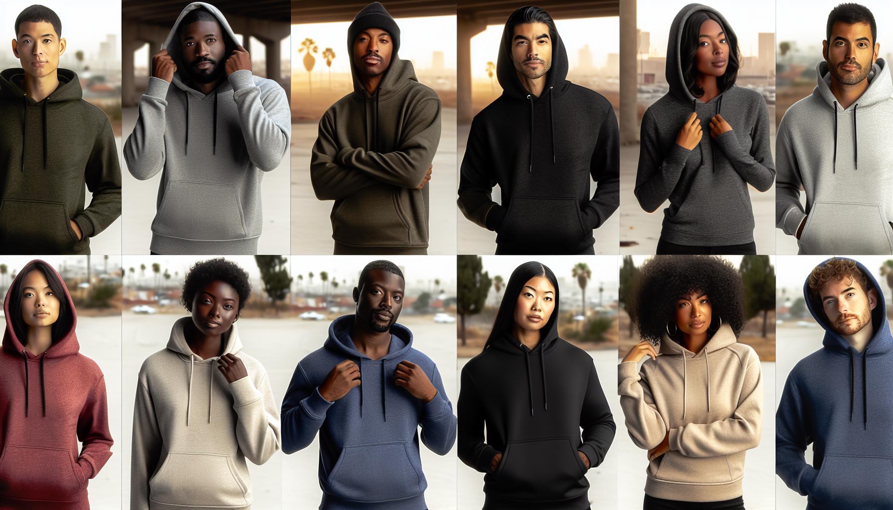 Different Hoodie Styles and Their Weights