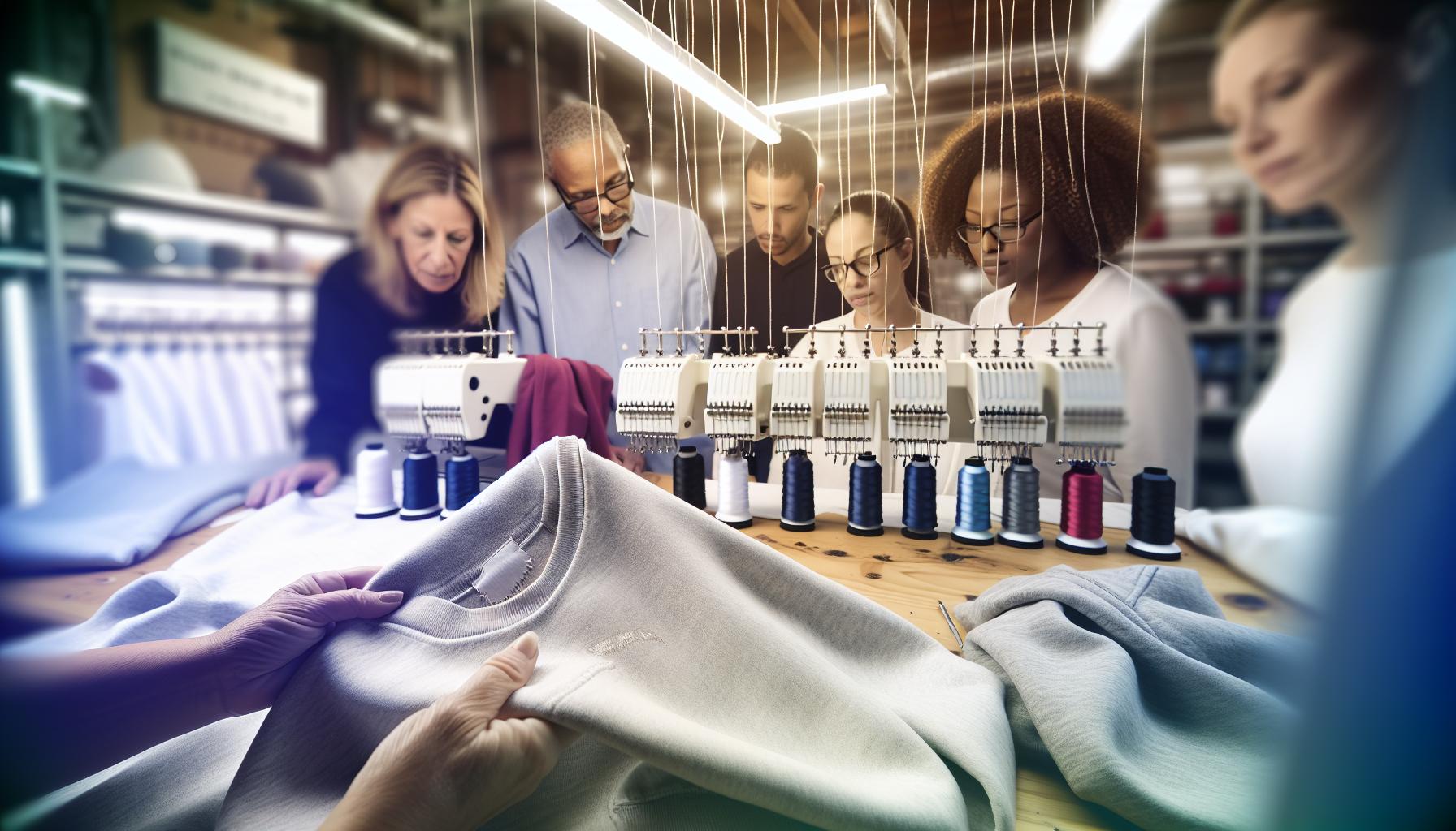 Choosing the Right Sweatshirt for Embroidery Success