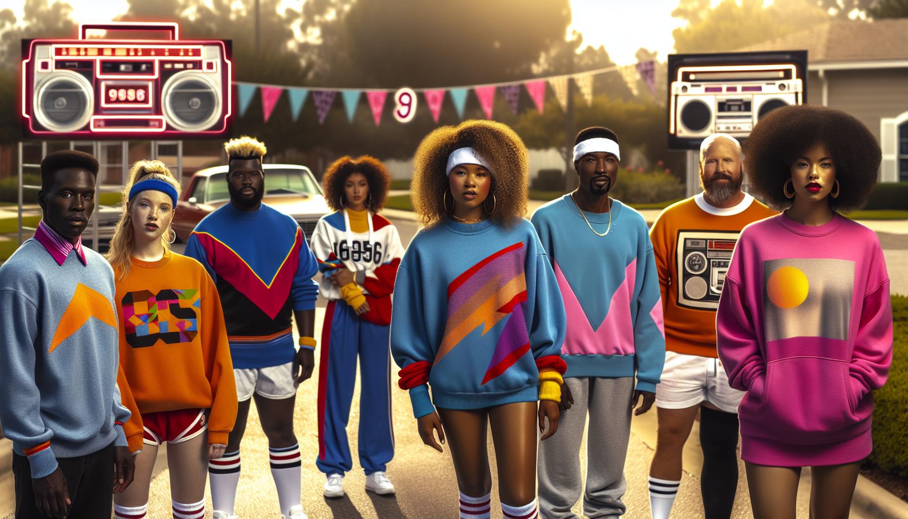 How 80s Style Transformed Sweatshirt Fashion