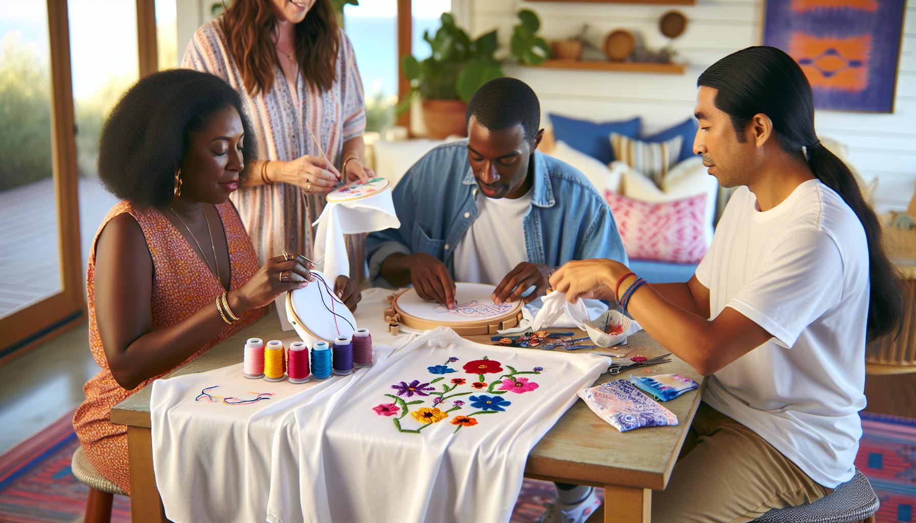 Adding Personal Touches: Embroidery and Tie-Dye