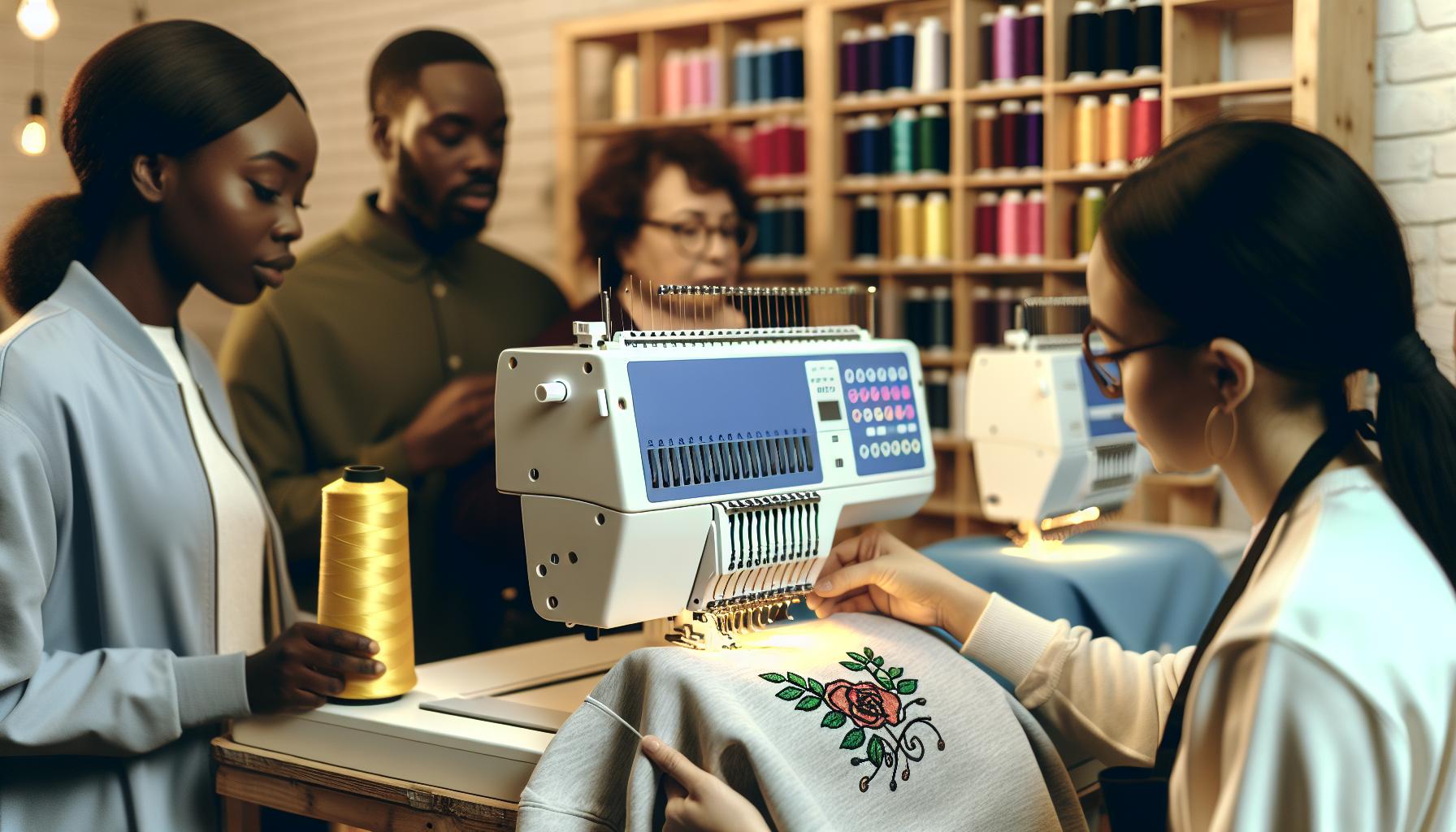 Choosing the Right Embroidery Machine for Sweatshirts