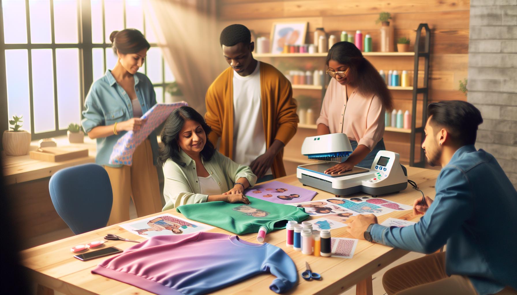 Creating Custom Sweatshirts with Iron-On Transfers