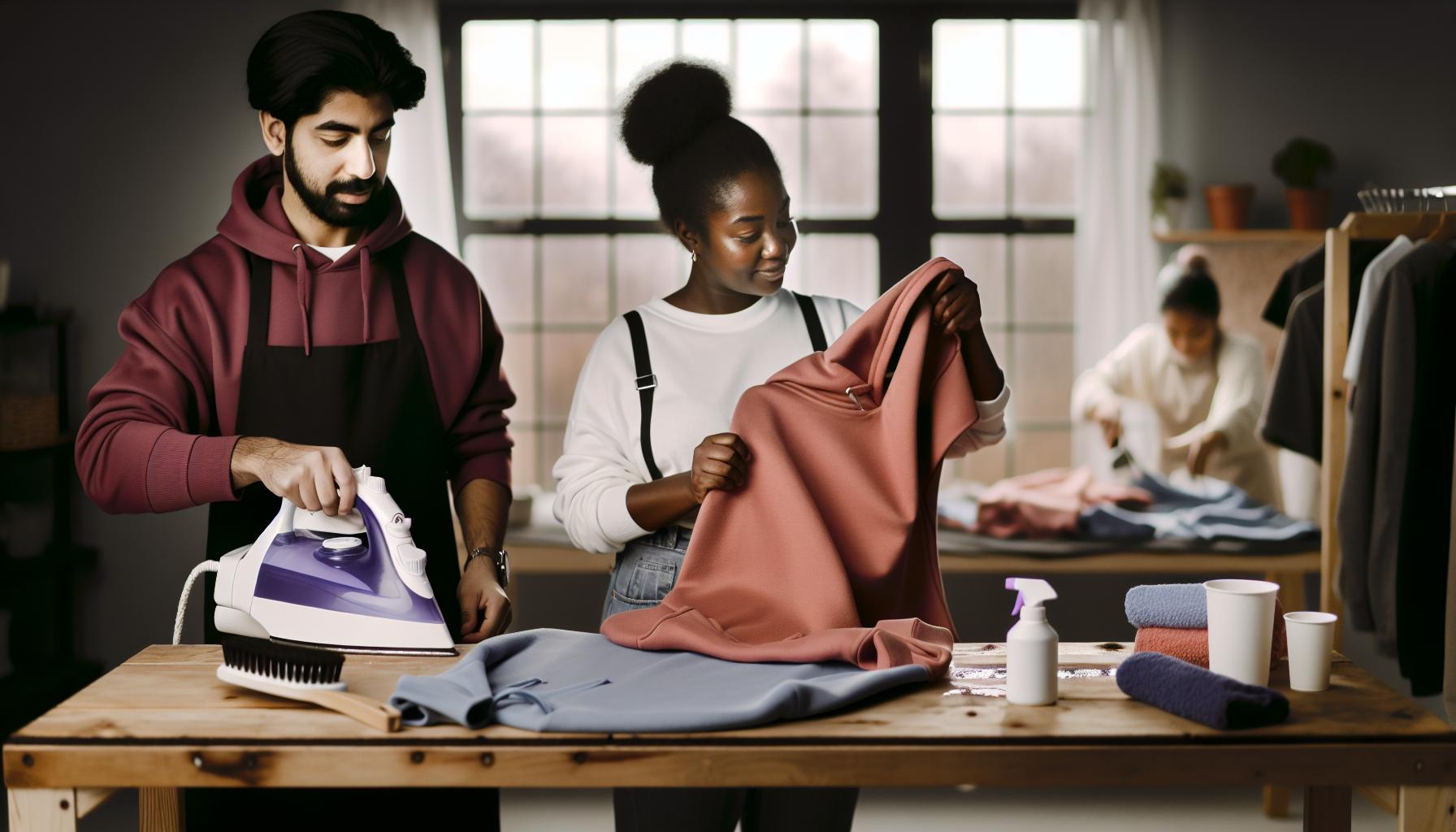 Common Methods for Removing Hoodie Prints