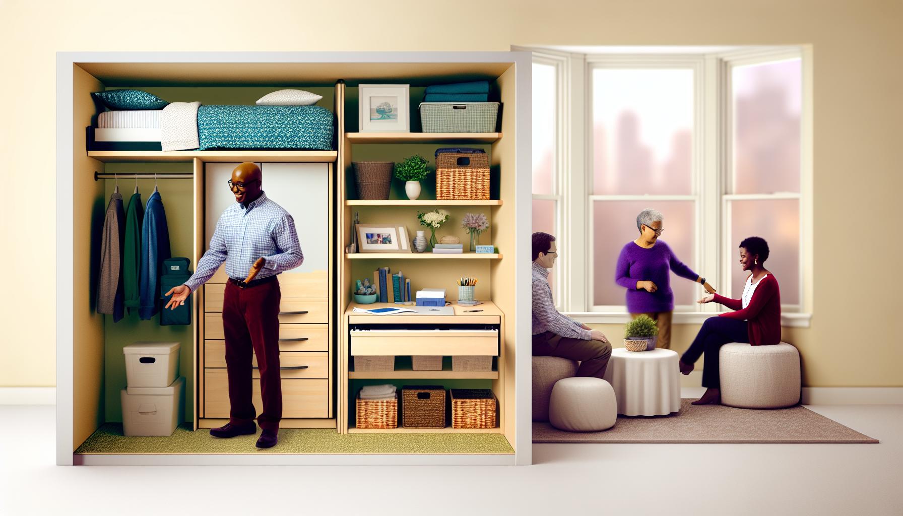 Space-Saving Ideas for Small Closets and Rooms